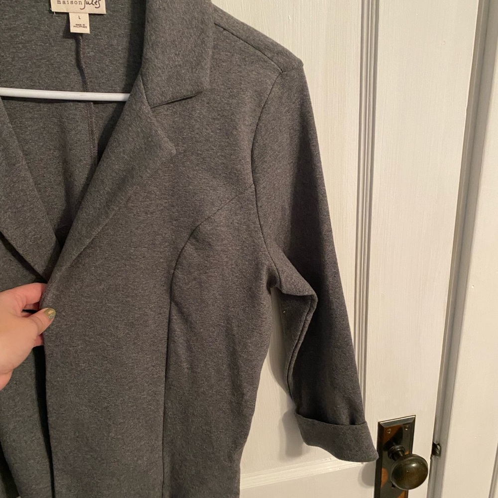 Gray Suit Jacket - image 4